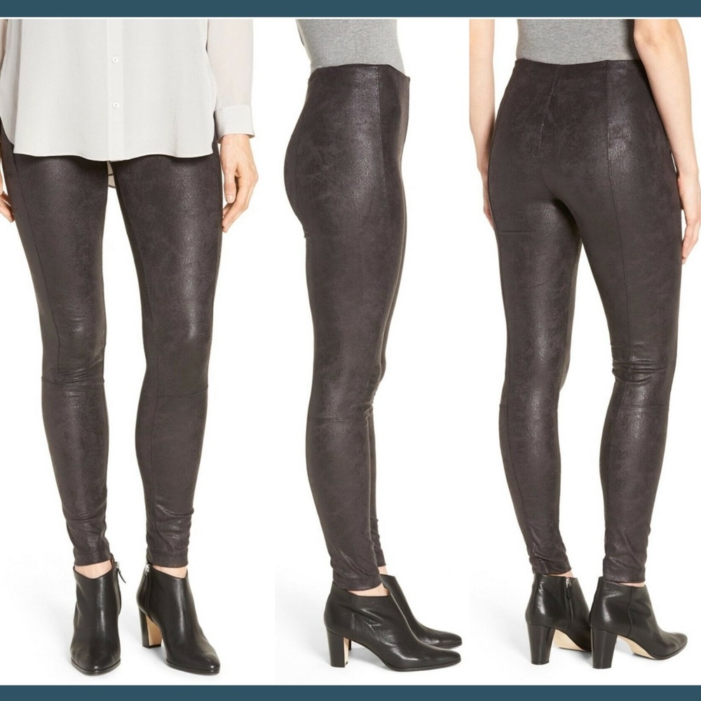 NWT Lysse Buffed Faux Suede Legging in Black [SZ Small ]‎